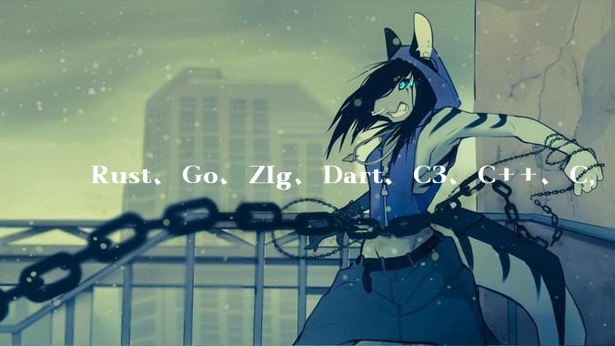 Rust、Go、Zig、Dart、C3、C++、C，仓颉、moonbit、凹语言哪个语言更有未来？